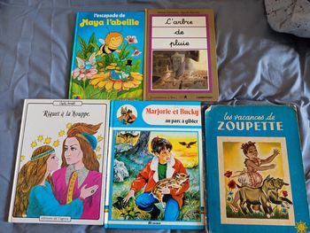 Lot de 5 livres vintage