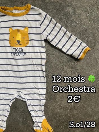 Pyjama 🍀 12 mois 🍀 Orchestra