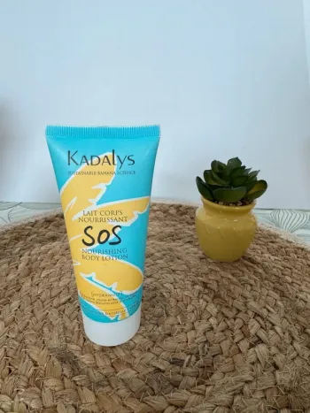 Kadalys lait corps nourrissant SOS 100mL à utiliser 9 mois après ouverture, valeur 10€