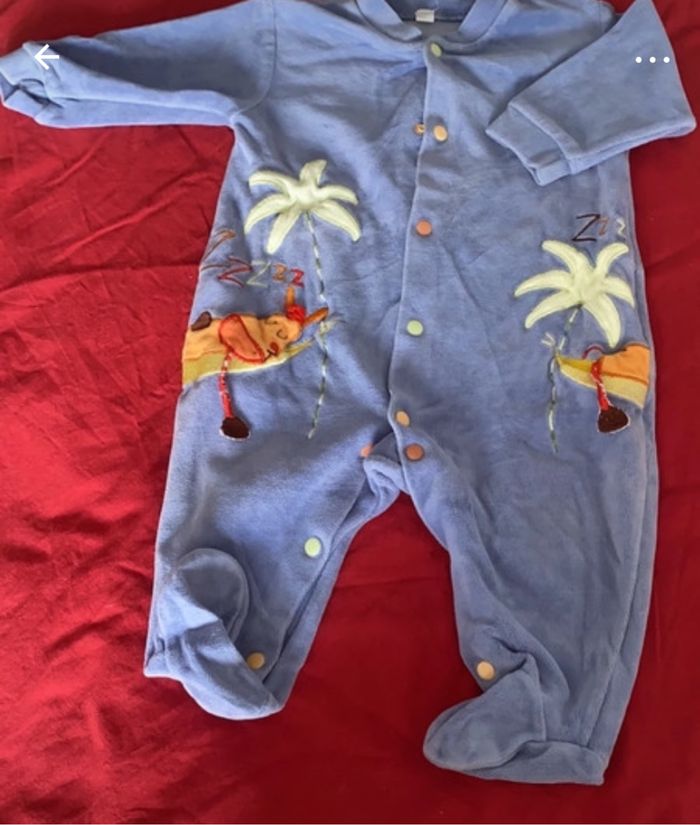 Pyjama bleu 6 mois