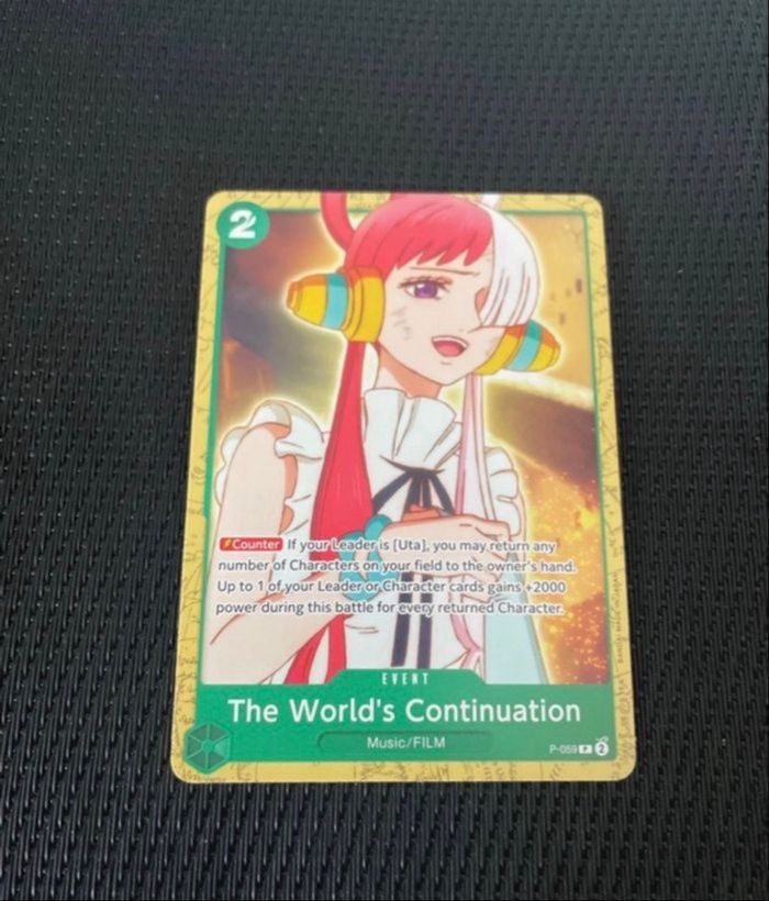 Carte the World’s continuation P-059 Uta anglais One Piece card game - photo numéro 3