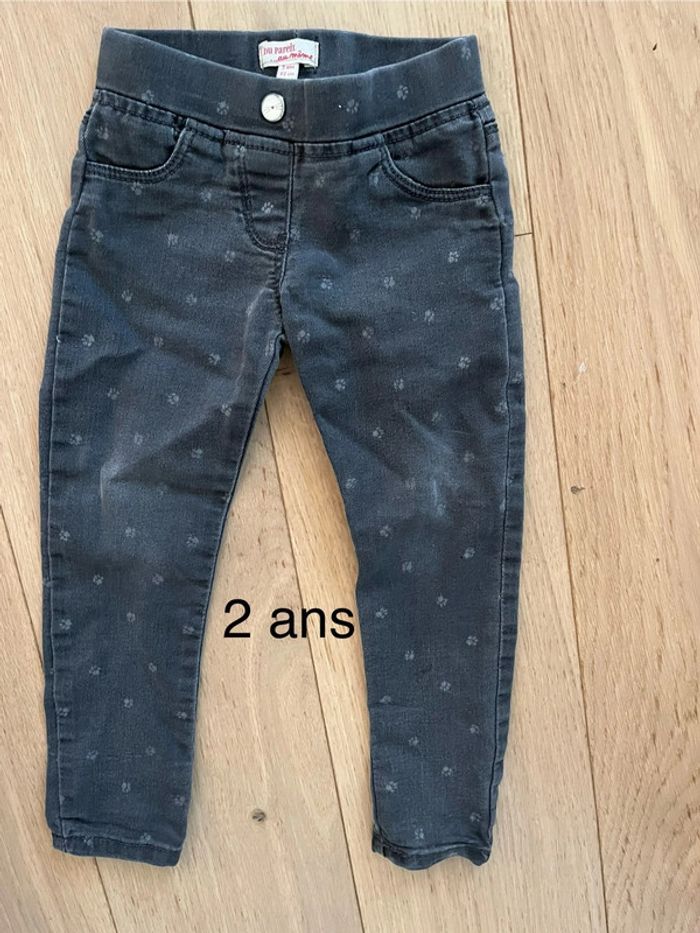 Pantalon jean gris DPAM 2 ans