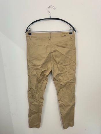 Pantalon similicuir beige Stradivarius 