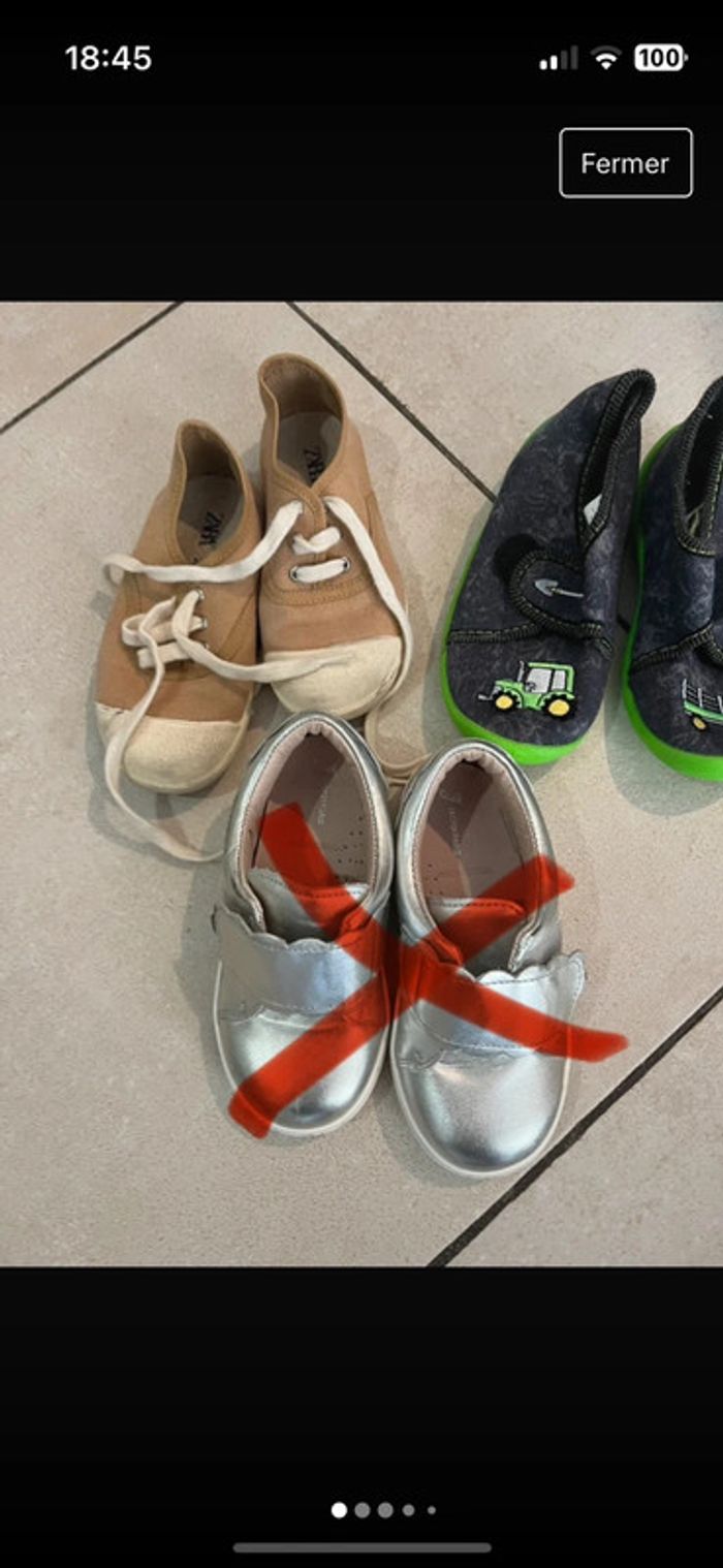 Lot chaussures et chaussons