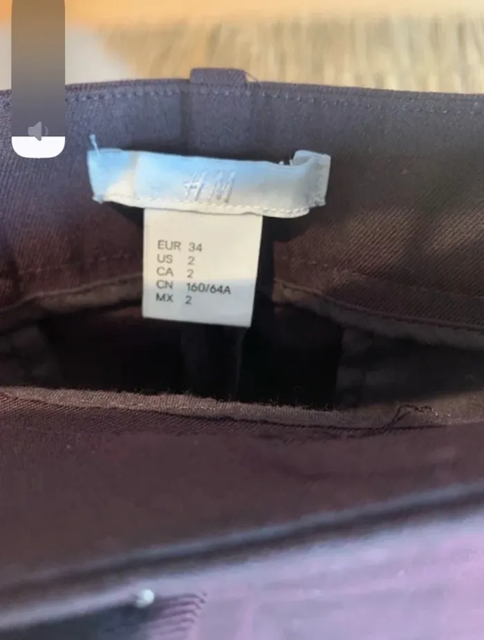 Pantalon de tailleur h&m mauve - photo numéro 5