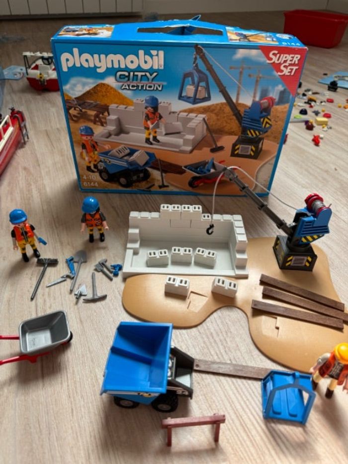 Chantier de construction playmobil 6144