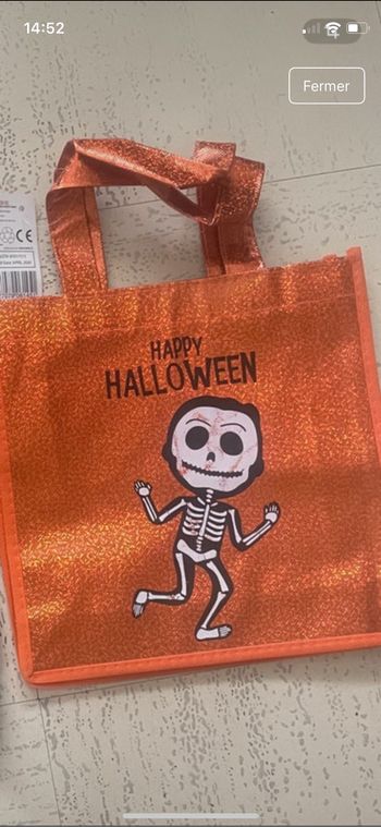 Sac Halloween neuf