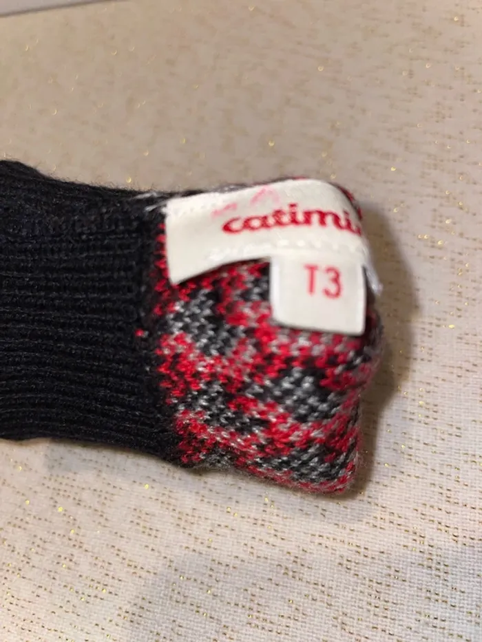 Moufles catimini t3 neuves - photo numéro 4