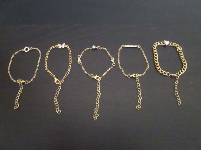 Lot 5 bracelets fantaisies n° 4 - photo numéro 1