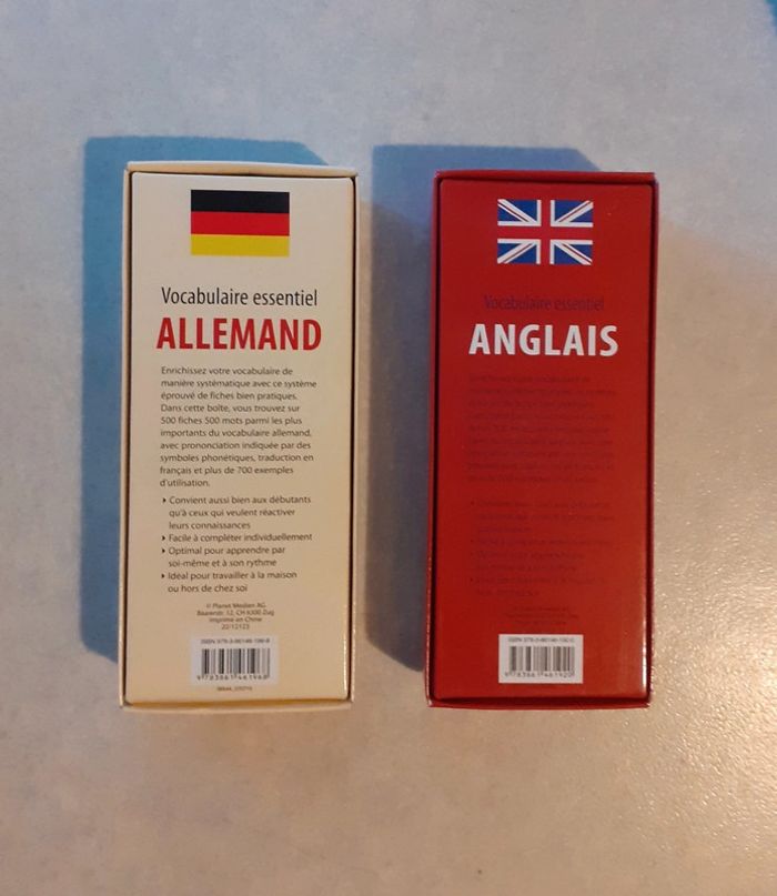 Lot de 2 boîtes de vocabulaire - photo numéro 2
