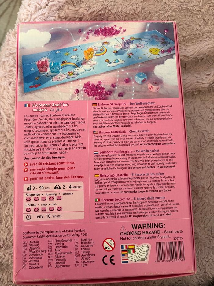 Jeu licorne dans les nuages - photo numéro 2