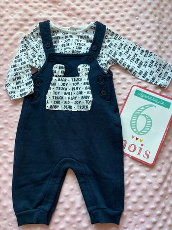 Ensemble salopette 6 mois