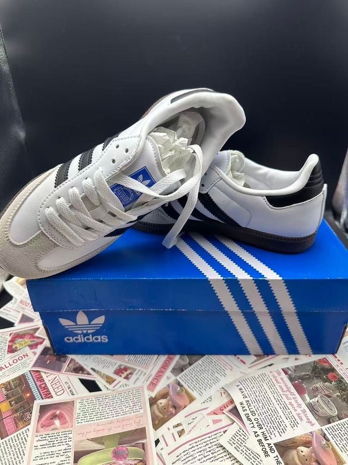 Chaussures adidas Originals SAMBA OG blanches-38 - photo numéro 4