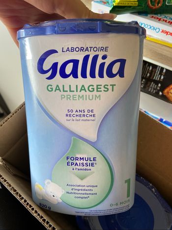 Lait Galliagest premier age neuf