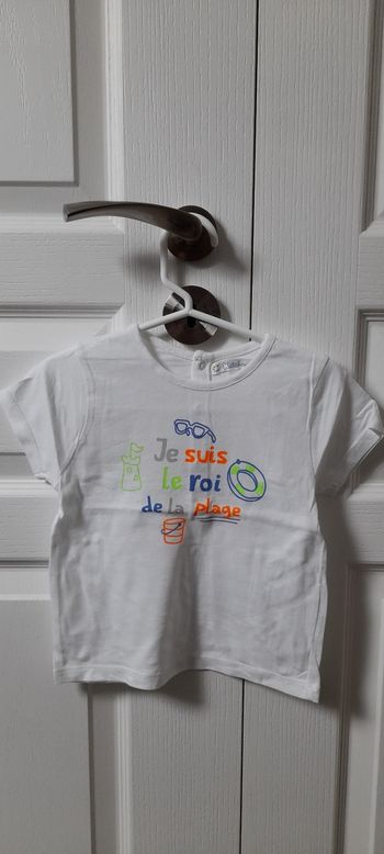 T-shirt "je suis le roi de la plage"🦀