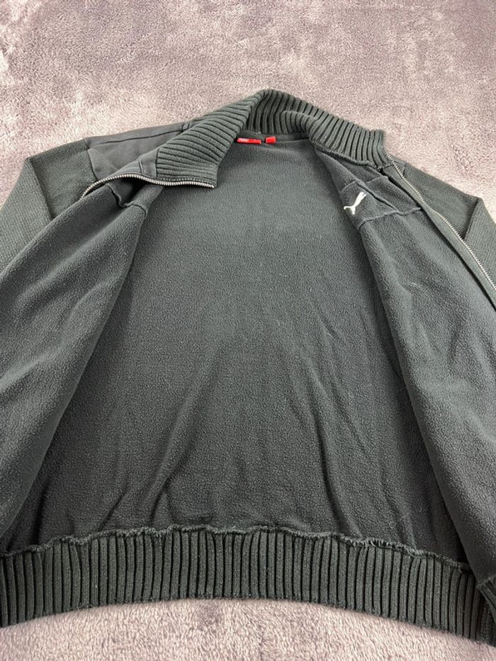 Veste Puma Noire Coton Logo Brodé Taille XXL - photo numéro 14