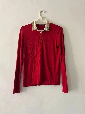 Haut rouge à sequin - Taille M