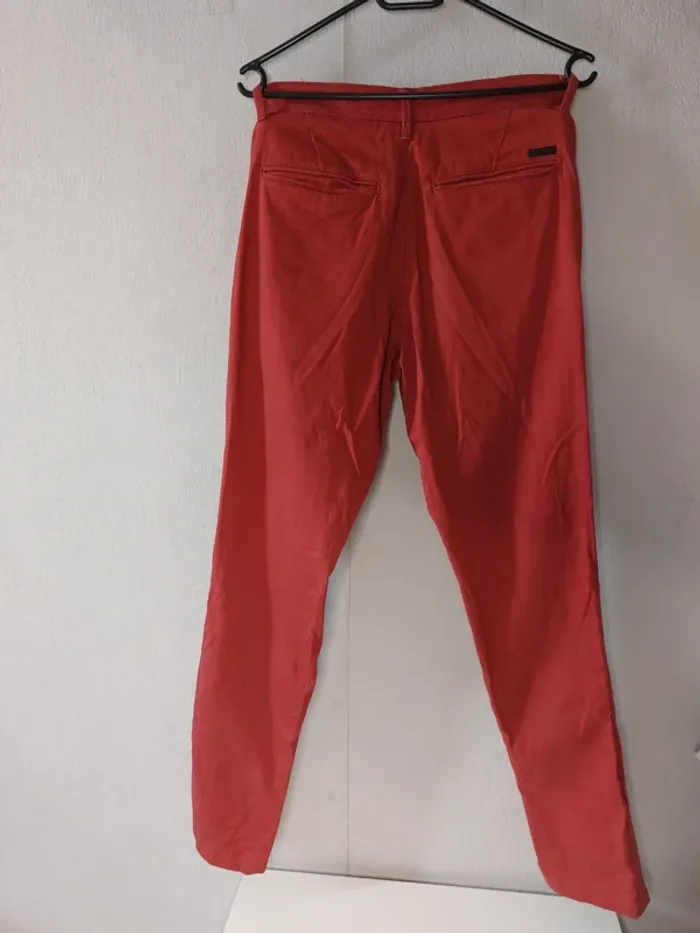 Pantalon style shino coupe slim "Jack and Jones" - photo numéro 3