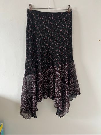 Jupe noir à fleur