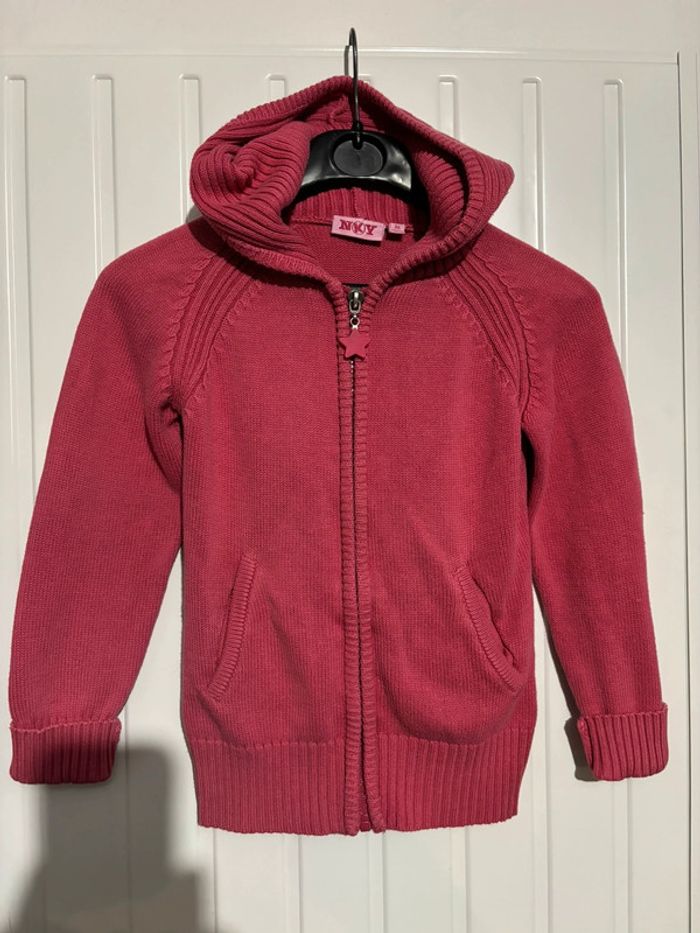 Gilet fille rose NKY 8 ans - photo numéro 2