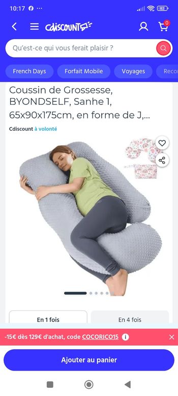 Coussin de grossesse