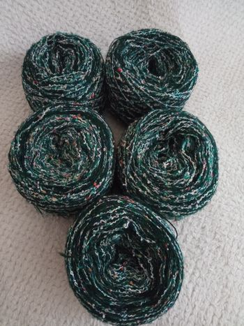 Lot de 5 Pelotes Fantaisies effet bouclettes (470g)