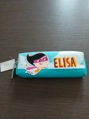 Trousse scolaire prénom Élisa fille