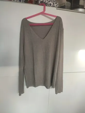 Zara pull fin col v taille S