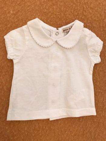 Tee-shit bébé fille 1 mois