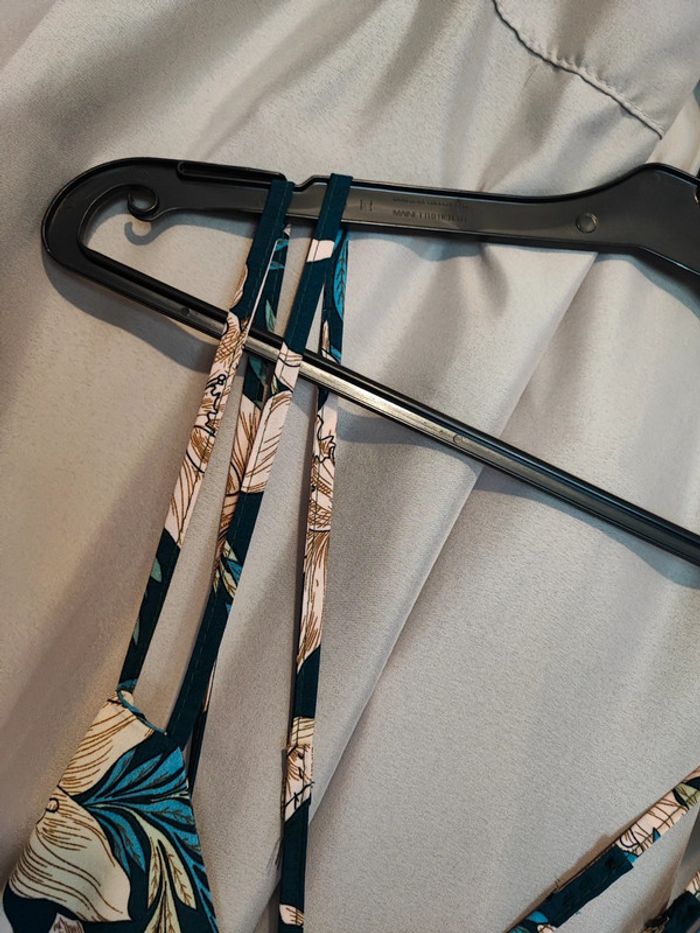 Long robe été très Jolie en fleurs dos dénudé - photo numéro 4