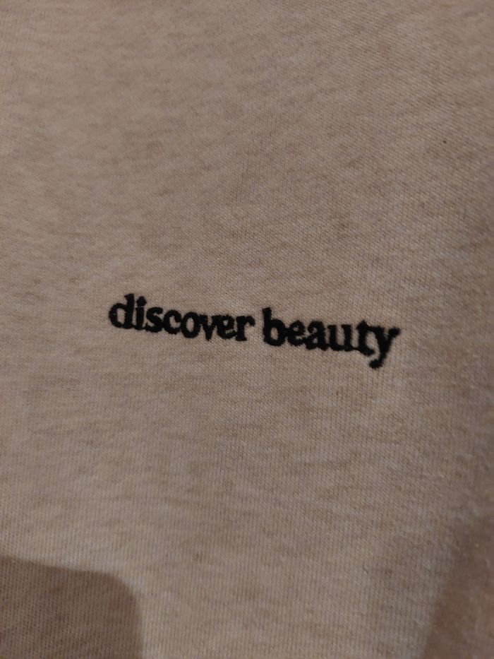 Sweat-shirt Crème à capuche - photo numéro 2
