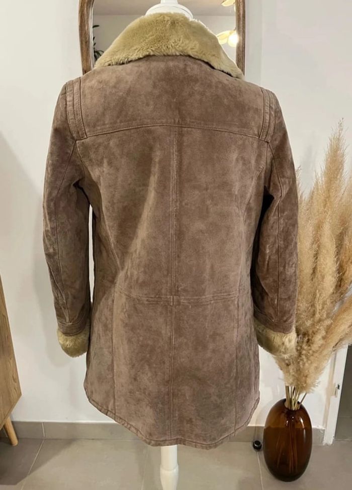 Blouson en cuir et fausse fourrure Oakwood - photo numéro 3