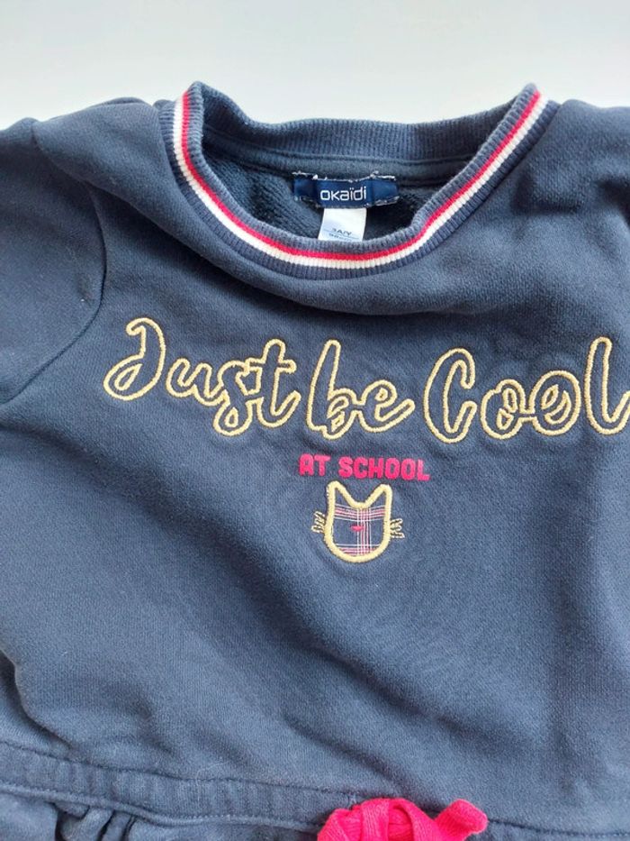 Robe sweat okaïdi 3 ans - photo numéro 4