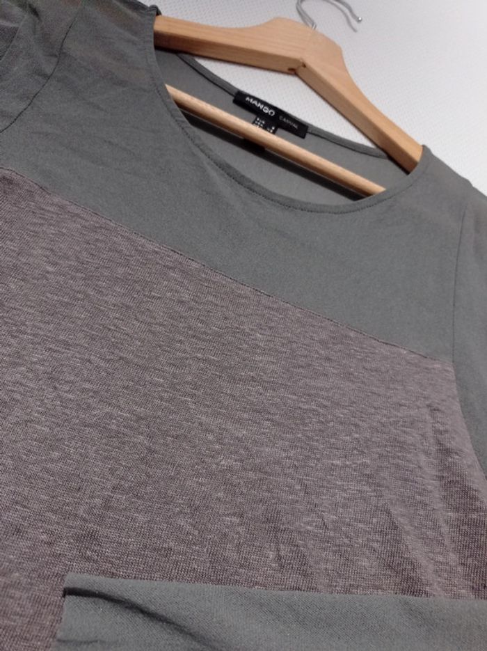 Top gris Mango S - photo numéro 2