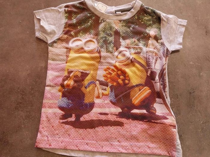 tee shirt garcon 3 ans minions