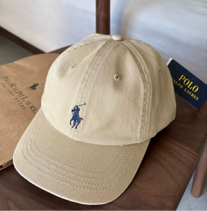 Casquette Ralph Lauren beige foncée - photo numéro 3