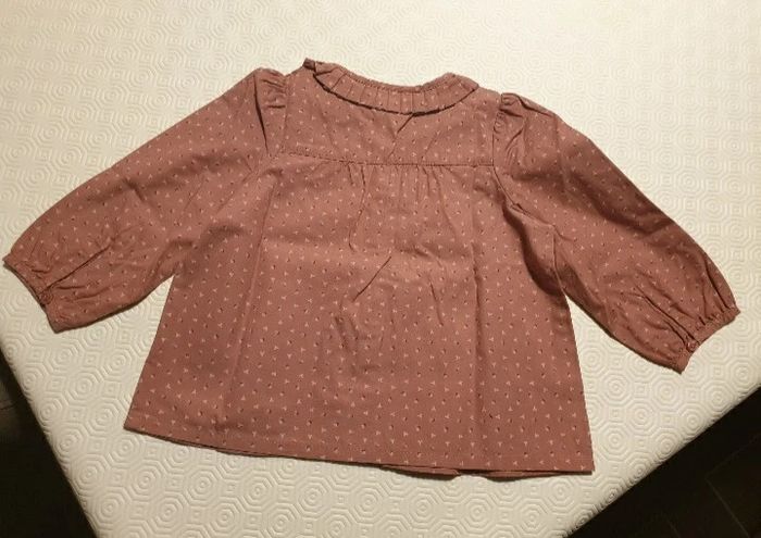 Blouse chemise à col Cyrillus 18 mois - photo numéro 2