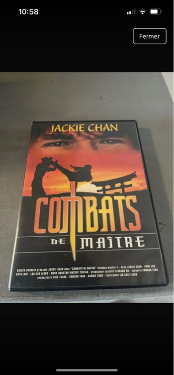 DVD combats des maîtres