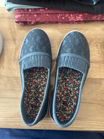 Ballerines en toile tissu pointure 30