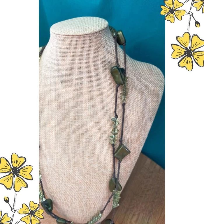 Collier Vert d’Aventure _ Collection Émeraude Urbaine - photo numéro 5
