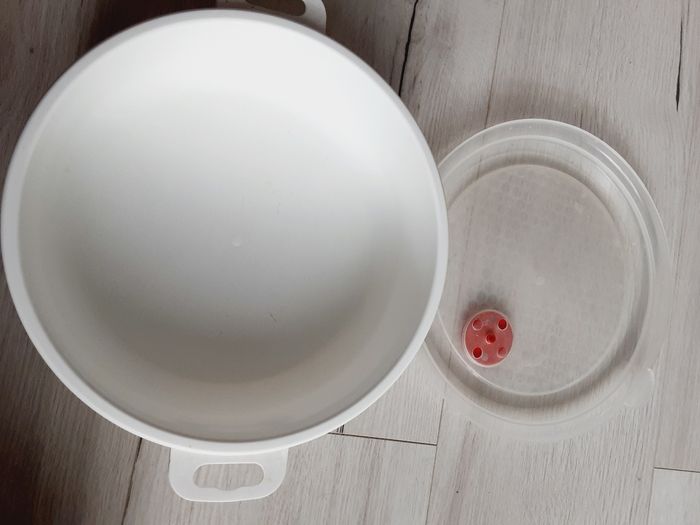 Boîte de conservation repas ronde de 23 cm de diamètre 8 cm de hauteur - photo numéro 2
