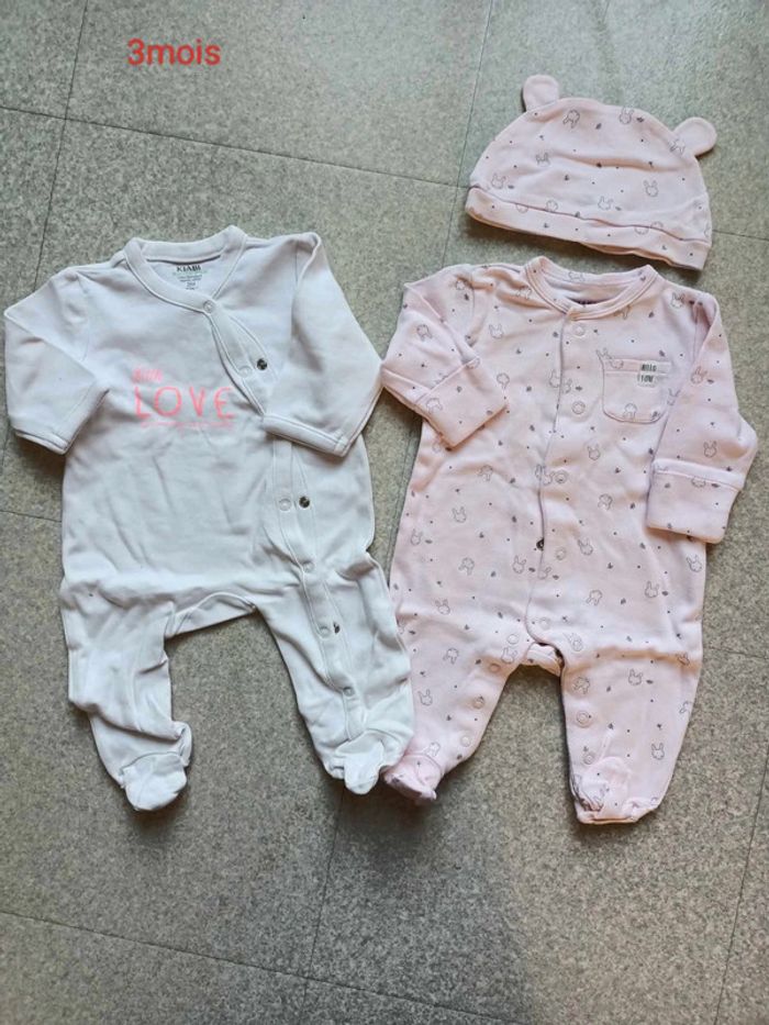 Lot 3 mois fille - photo numéro 3