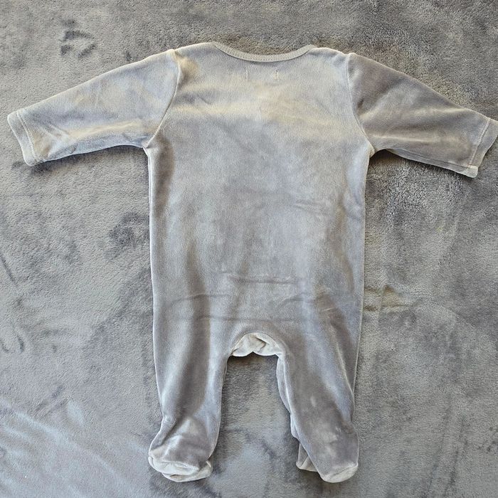 Pyjama ɓébé en velours - photo numéro 3