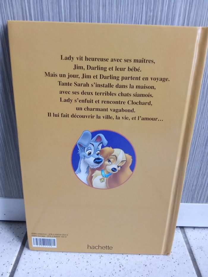Livre Disney club du livre la belle et le clochard - photo numéro 2