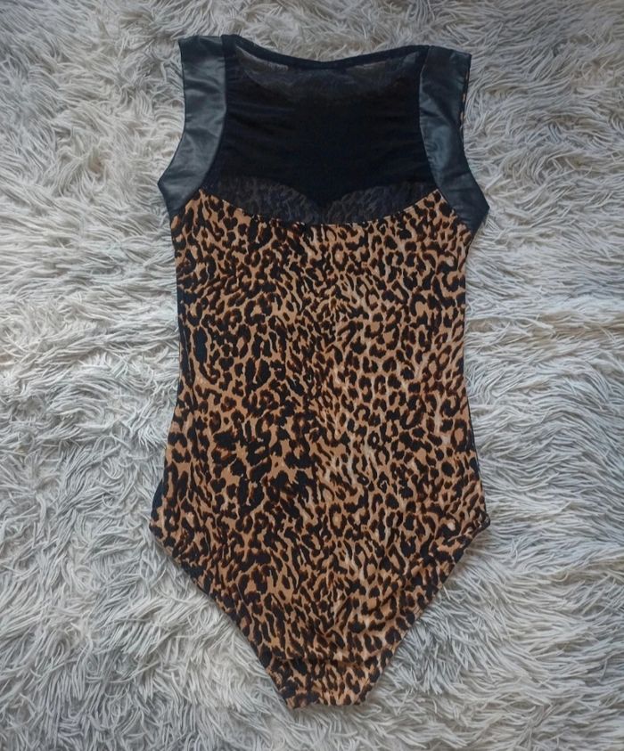 Bodie femme taille S/36 léopard et dentelle bisous' project - photo numéro 2