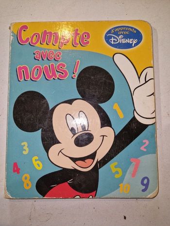 Livre Compte avec nous Disney