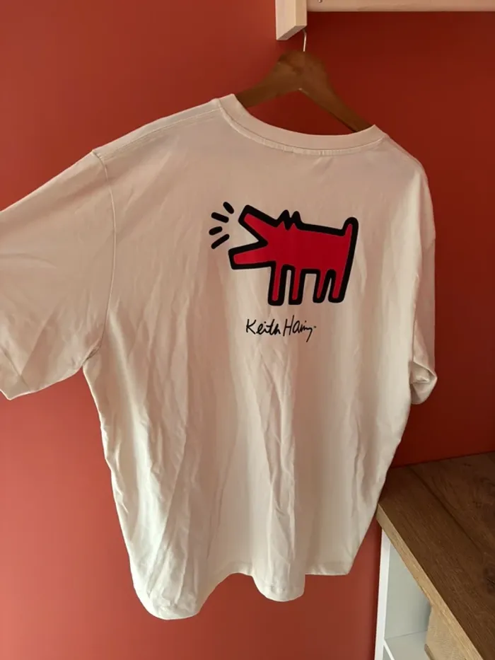 Tee shirt écru Keith Haring neuf avec étiquette - photo numéro 4