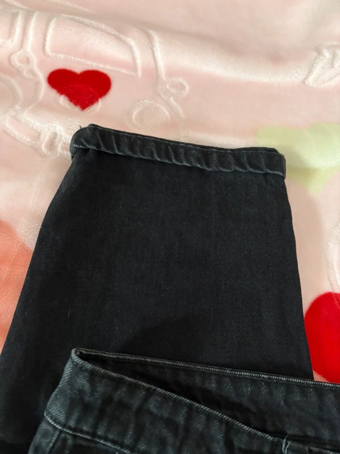 Jeans noir coupe droite - photo numéro 4