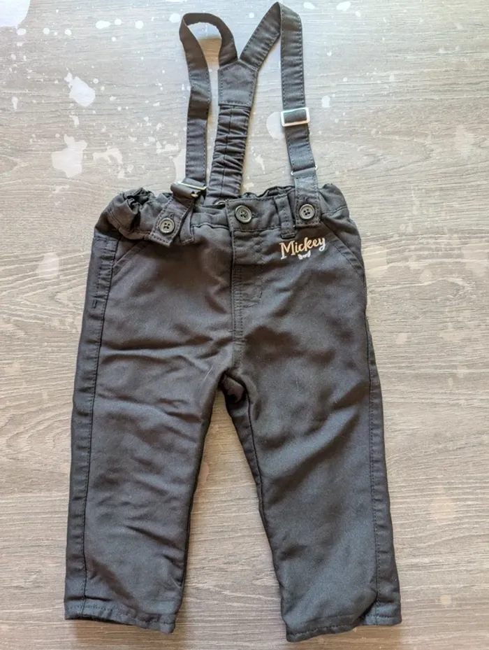 Pantalon à bretelles Mickey