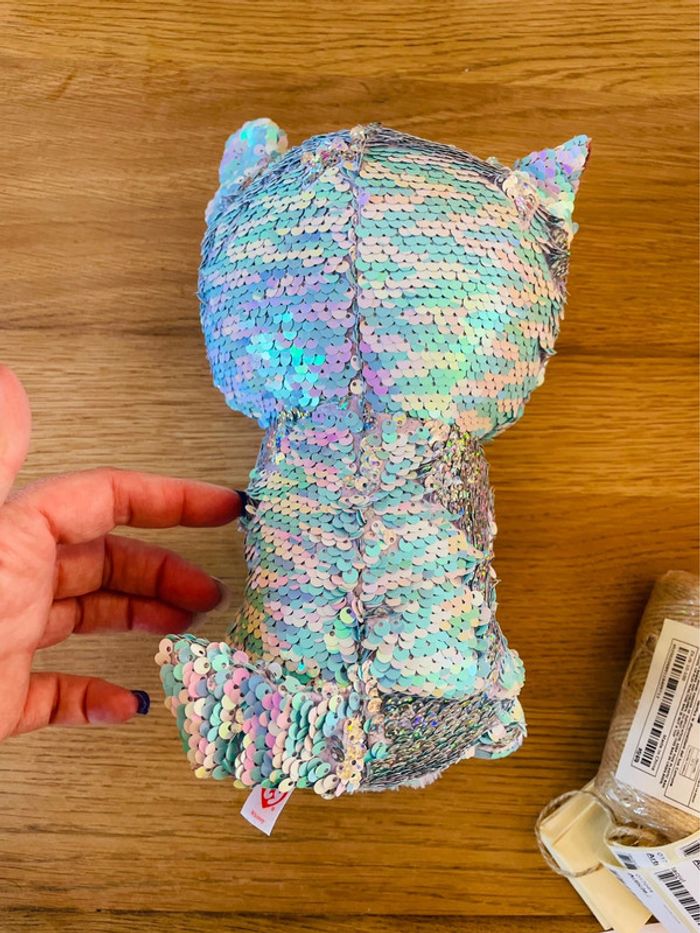 Ty à sequins neuf Whimsy environ 22/25 cm - photo numéro 6